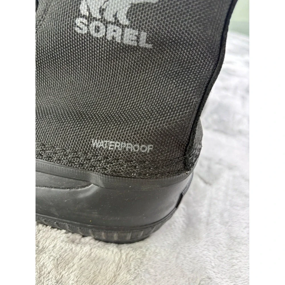 Sorel Cheyanne II Men Black Waterproof Duck Boots NM2340-010 US 13